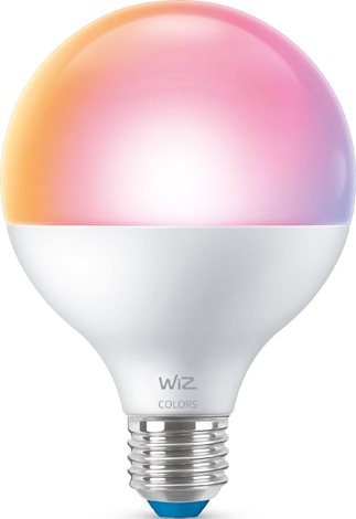 WiZ LED žárovka E27 G95 Globe 11W 1055lm 2200-6500K RGB IP20, stmívatelná 1