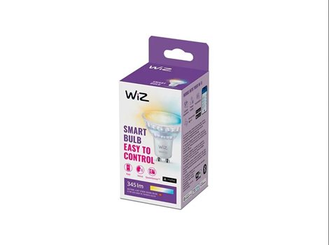WiZ LED skleněná žárovka GU10 PAR16 4,7W 345lm 2700-6500K IP20, stmívatelná 3