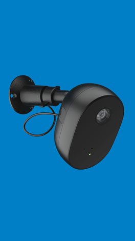 WiZ venkovní kamera IP54, černá 2