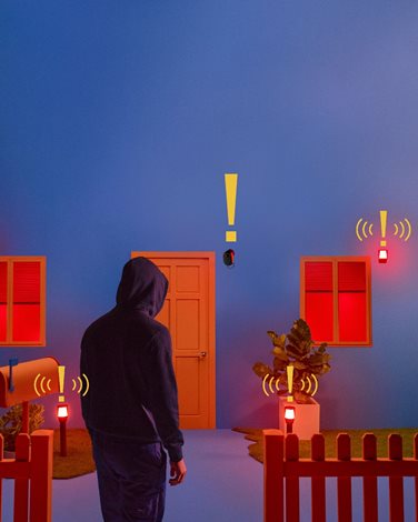 WiZ venkovní kamera IP54, černá 5