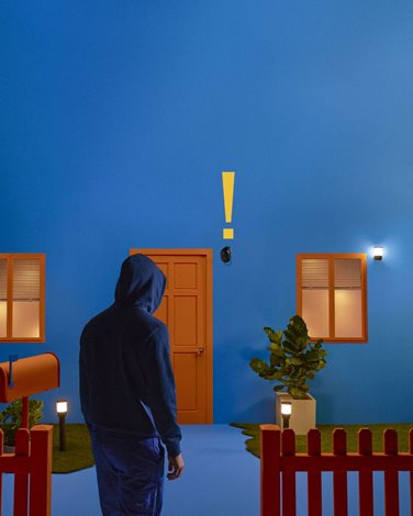 WiZ venkovní kamera IP54, černá 6