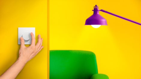 WiZ otočný ovladač IP20, bílá 6