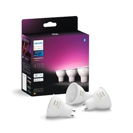 Hue WACA sada 3x žárovka LED GU10 4,2W 400lm 2000-6500K RGB CRI80 IP20