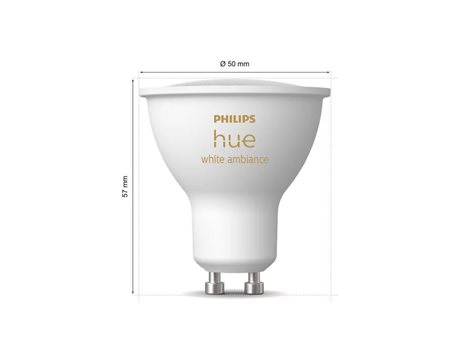 Hue WA sada 2x žárovka LED GU10 4,2W 400lm 2200-6500K CRI80 IP20 4