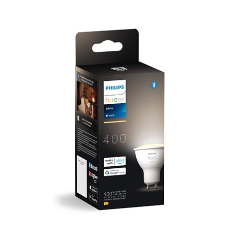 Hue White LED žárovka GU10 4,2W 400lm 2700K CRI80 IP20 2