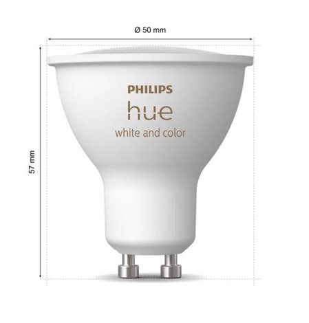 Hue základní set Bridge + 3xLED žárovka WACA GU10 4,2W 400lm 2000-6500K + ovladač 3