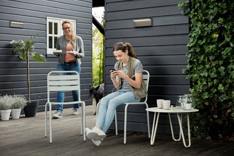 Bustan UltraEfficient venkovní nástěnné LED svítidlo 3,8W  lm 4000K IP44, antracitové 4