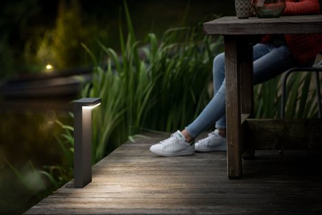 Bustan UltraEfficient venkovní sloupkové LED svítidlo 3,8W  lm 2700K 40cm IP44, antracitové 5
