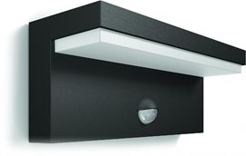 Bustan UltraEfficient venkovní nástěnné svítidlo se senzorem LED 3,8W  lm 4000K IP44, antracitové