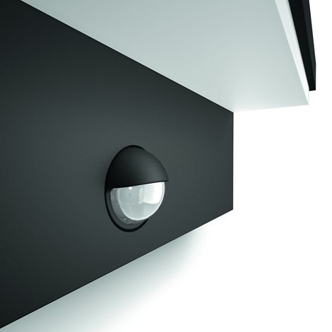 Bustan UltraEfficient venkovní nástěnné svítidlo se senzorem LED 3,8W  lm 4000K IP44, antracitové 3