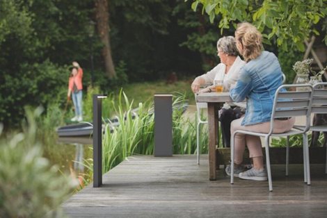 Bustan UltraEfficient venkovní sloupkové LED svítidlo 3,8W  lm 2700K 77cm IP44, antracitové 4