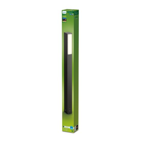 Stratosphere UltraEfficient venkovní sloupkové LED svítidlo 3,8W 800lm 2700K 77cm IP44, antracitové 3