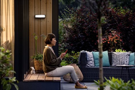 Stratosphere UltraEfficient venkovní nástěnné LED svítidlo 3,8W 800lm 4000K IP44, antracitové 5