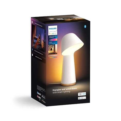 HUE WACA Twilight noční lampička LED 13,4W 1380lm 2000-6500K RGB 33cm IP20, bílá 11