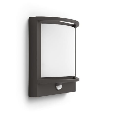 Samondra UltraEfficient venkovní nástěnné svítidlo se senzorem LED 3,8W 800lm 2700K IP44, antracit 2