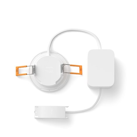 Hue WCA Slim koupelnové zápustné svítidlo LED 8,3W 750lm 2200-6500K RGB 9cm kulaté IP44, bílé 6