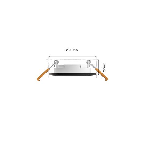 Hue WCA Slim zápustné svítidlo 3x LED 8,3W 790lm 2200-6500K RGB CRI80 9cm kulaté IP44, černé 3