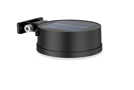Vynce solární venkovní nástěnné LED svítidlo 1,5W 200lm 2700K IP44, černé 1