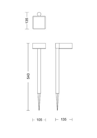 Vynce solární venkovní zemní LED svítidlo 1,5W 200lm 2700K IP44, černé 3