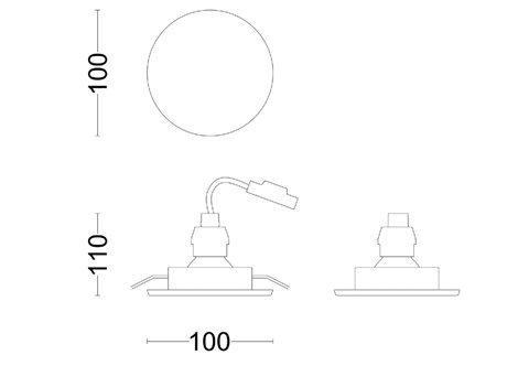 Fresco podhledové svítidlo GU10 4,6W 355lm 2700K IP23, černé 3