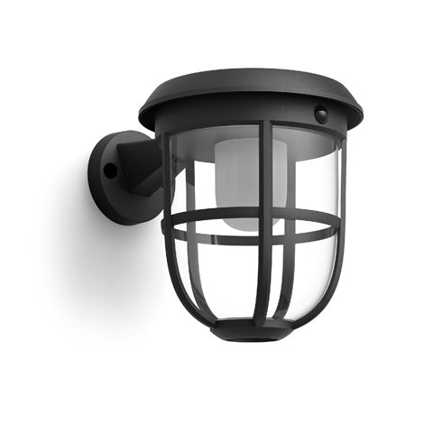 Radii UltraEfficient solární venkovní nástěnné LED svítidlo 1,3W 250lm 3000K IP44, černé 2