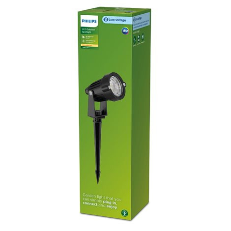Caper GardenLink venkovní nízkonapětové zemní svítidlo 1x LED 1,5W 180lm 2700K 24V IP44, černé 2