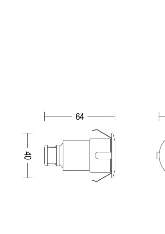 Spore GardenLink venkovní nízkonapětové zemní svítidlo 1x LED 1W 120lm 2700K 24V IP44, černé 3