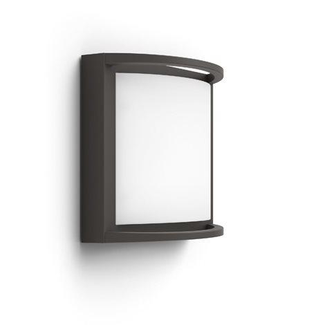 Samondra UltraEfficient venkovní nástěnné LED svítidlo 3,8W 800lm 2700K IP44, antracitové 2