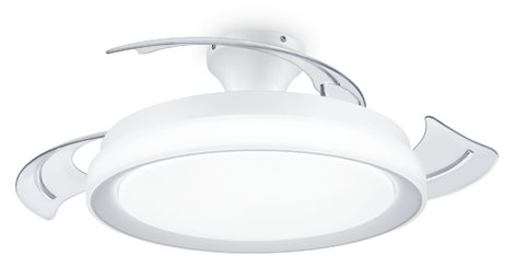 Bliss stropní svítidlo s ventilátorem 28W (větrák) + 35W (světlo) 4500lm 2700/4000/5500K 51cm, bílé 1