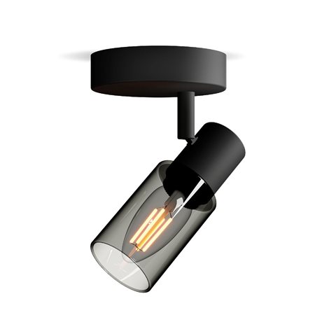Palms bodové svítidlo 1x E14 25W bez zdroje 13cm IP20, černé 1