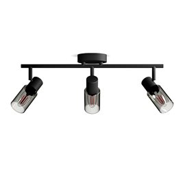 Palms bodové svítidlo 3x E14 25W bez zdroje 48,5cm IP20, černé