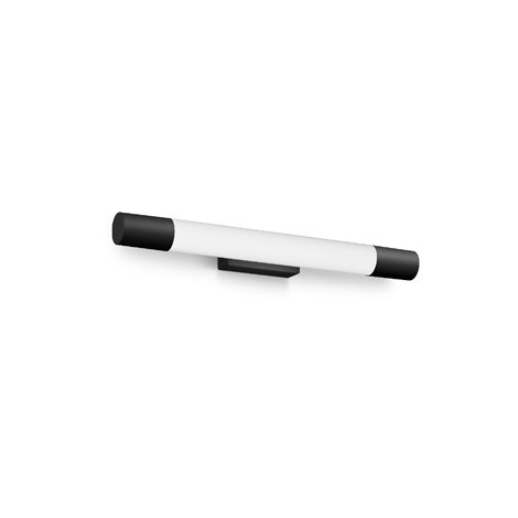 Rover koupelnové nástěnné svítidlo LED 5W 450lm 2700K nestmívatelné 44cm zaoblené IP44, černé 1