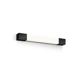 Rover koupelnové nástěnné svítidlo LED 5W 450lm 2700K nestmívatelné 44cm hranaté IP44, černé