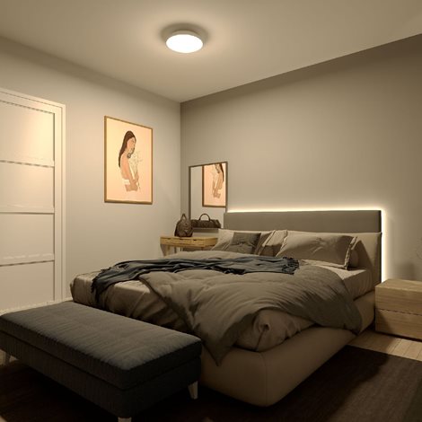Fleta UltraEfficient stropní svítidlo LED 10W 1850lm 2700K CRI80 35cm kulaté IP20, bílé 3