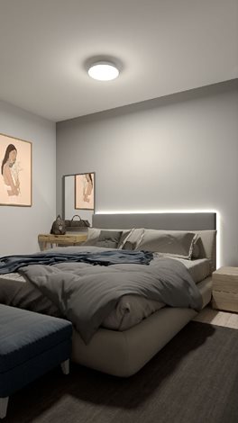 Fleta UltraEfficient stropní svítidlo LED 10W 1950lm 4000K CRI80 35cm kulaté IP20, bílé 4