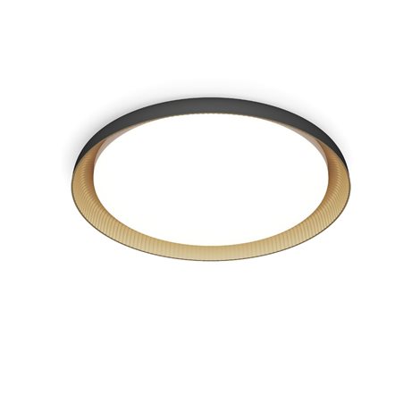 Pebblo UltraEfficient stropní svítidlo LED 10W 1950lm 4000K SceneSwitch CRI80 32cm kulaté IP20,černé 2