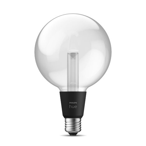 HUE Lightguide LED žárovka E27 G125 6,8W 500lm 2000-6500K RGB CRI80 IP20, stmívatelná 5