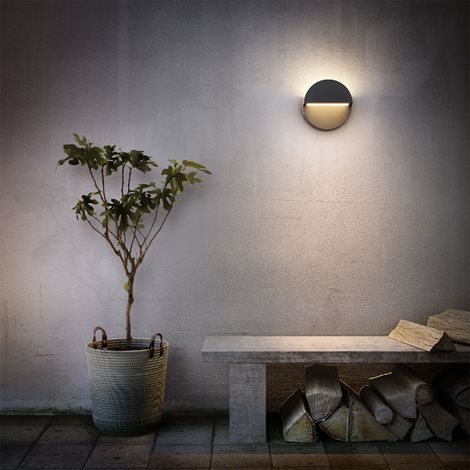 Valor UltraEfficient venkovní nástěnné LED svítidlo 4,3W 800lm 2700K IP44, antracitové 6