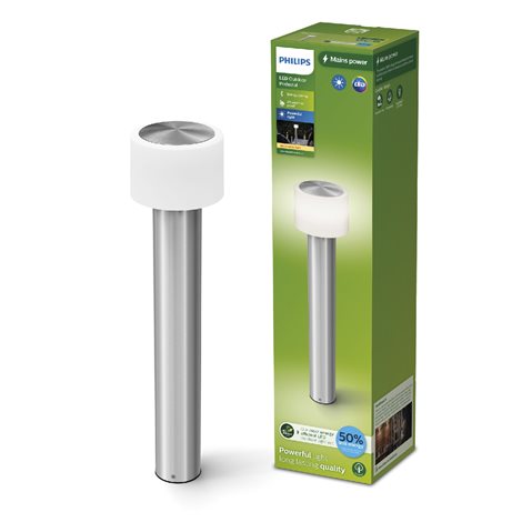Otis UltraEfficient venkovní sloupkové LED svítidlo 4,3W 800lm 2700K IP44 60cm, nerezové 1