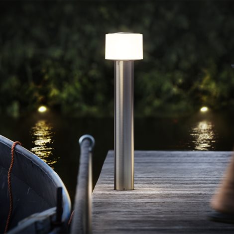 Otis UltraEfficient venkovní sloupkové LED svítidlo 4,3W 800lm 2700K IP44 60cm, nerezové 6