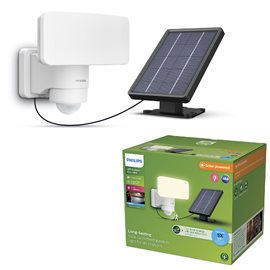 Tylus UltraEfficient Security solární LED reflektor se senzorem 6W 1000/50lm 3000K IP44, bílý
