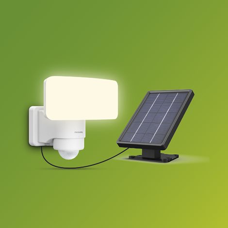 Tylus UltraEfficient Security solární LED reflektor se senzorem 6W 1000/50lm 3000K IP44, bílý 2