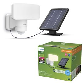 Tylus UltraEfficient Security solární LED reflektor se senzorem 6W 1000/50lm 5000K IP44, bílý