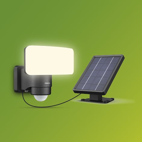 Tylus UltraEfficient Security solární LED reflektor se senzorem 6W 1000/50lm 5000K IP44, černý 2