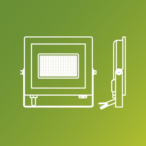 Lois UltraEfficient venkovní LED reflektor Flood Light 14W 2650lm 5000K IP65, antracitový 3