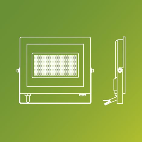 Lois UltraEfficient venkovní LED reflektor Flood Light 24W 4450lm 3000K IP65, antracitový 3
