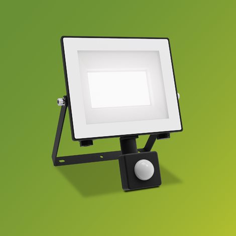 Lois UltraEfficient venkovní LED reflektor Flood Light se senzorem 14W 2650lm 5000K IP65, antracit 2