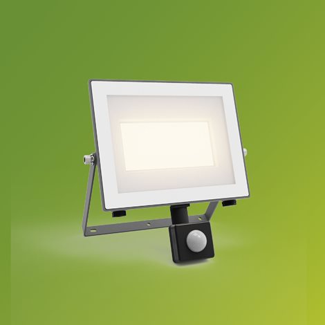 Lois UltraEfficient venkovní LED reflektor Flood Light se senzorem 24W 4450lm 3000K IP65, antracit 2