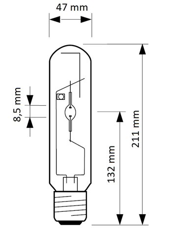výbojka MASTER CityWh CDO-TT Plus 100W/828 E40 2