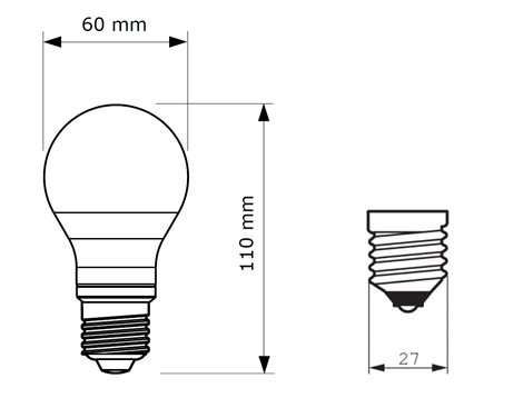 Classic LEDbulb ND 5-40W A60 E27 827 FR LED Žárovka 5W 470lm 2
